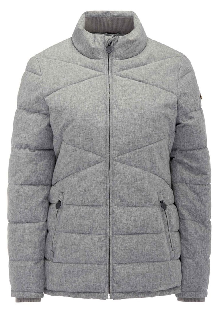 myMo Winterjas lichtgrijs gemêleerd