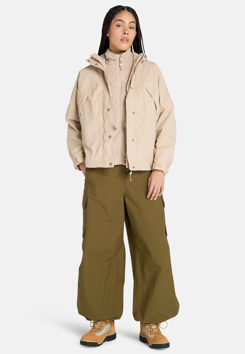 Timberland 3-IN-1 - Vodotěsná bunda - light beige