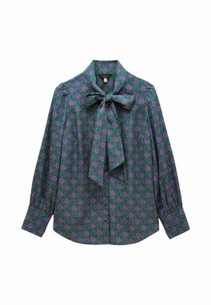 Hemdbluse - blue green