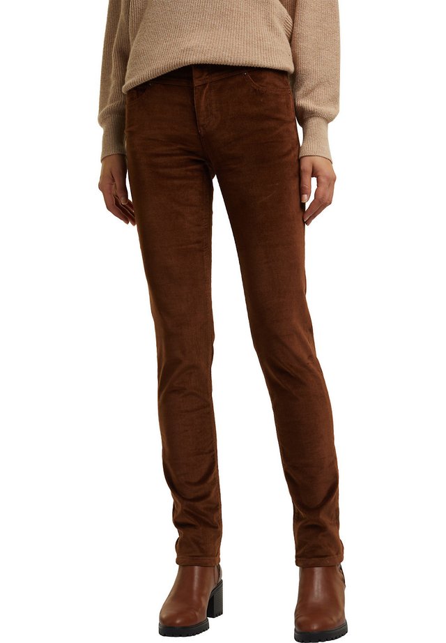 FASHION - Broek - brown