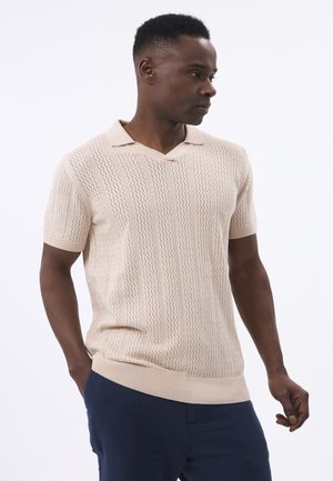 Felix Hardy SHORT SLEEVE - Polo shirt - beige