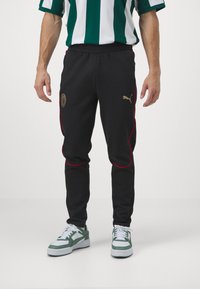 Puma AC MILAN CASUALS PANTS - Klub merchandise - black/for all time red