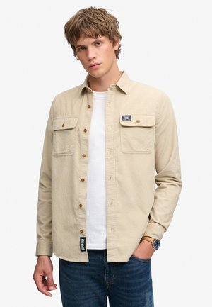 Superdry & Co, TRAILS - Camisa - stone wash taupe brown