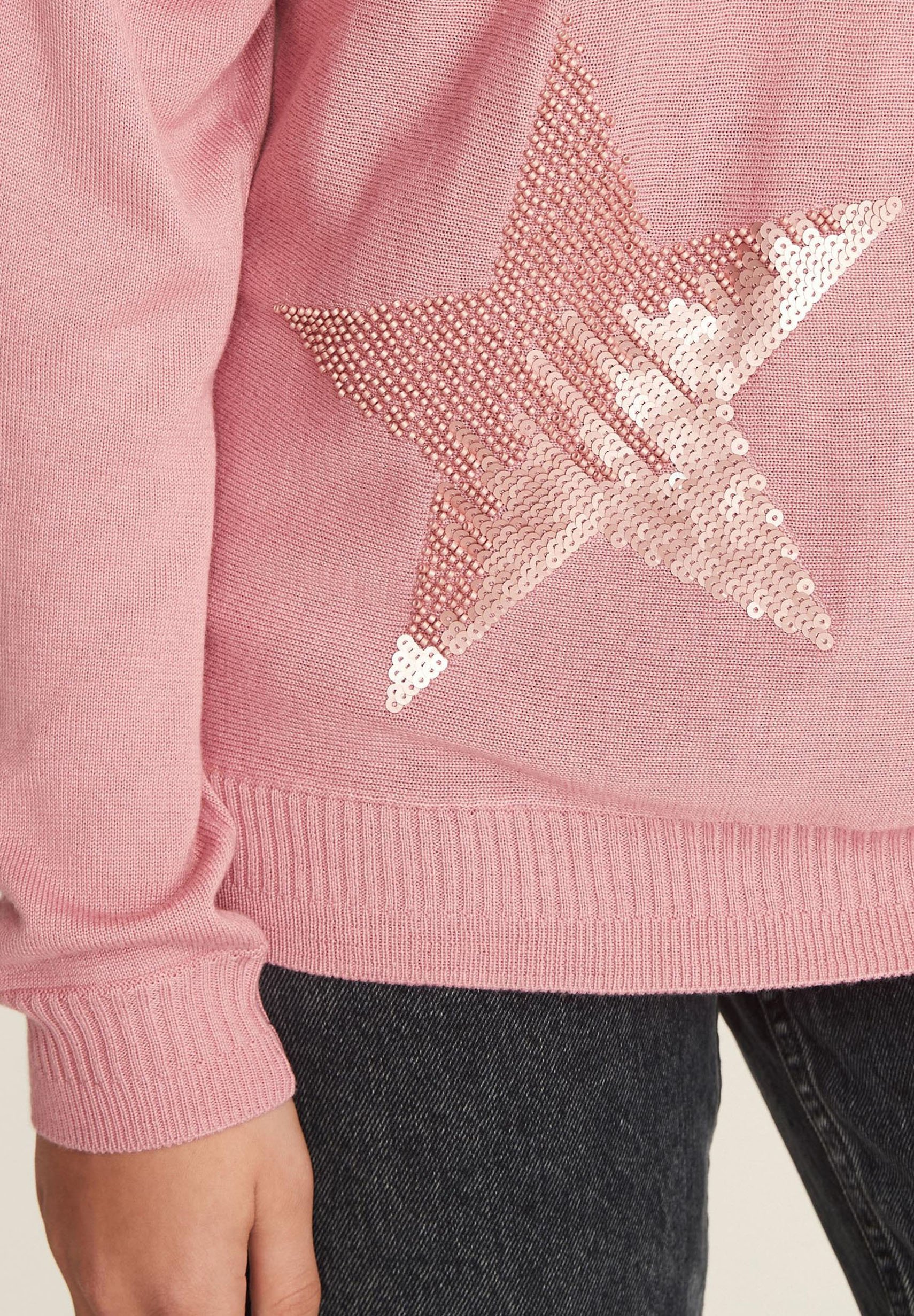 SEQUIN STAR - Jumper - pink - Zalando 