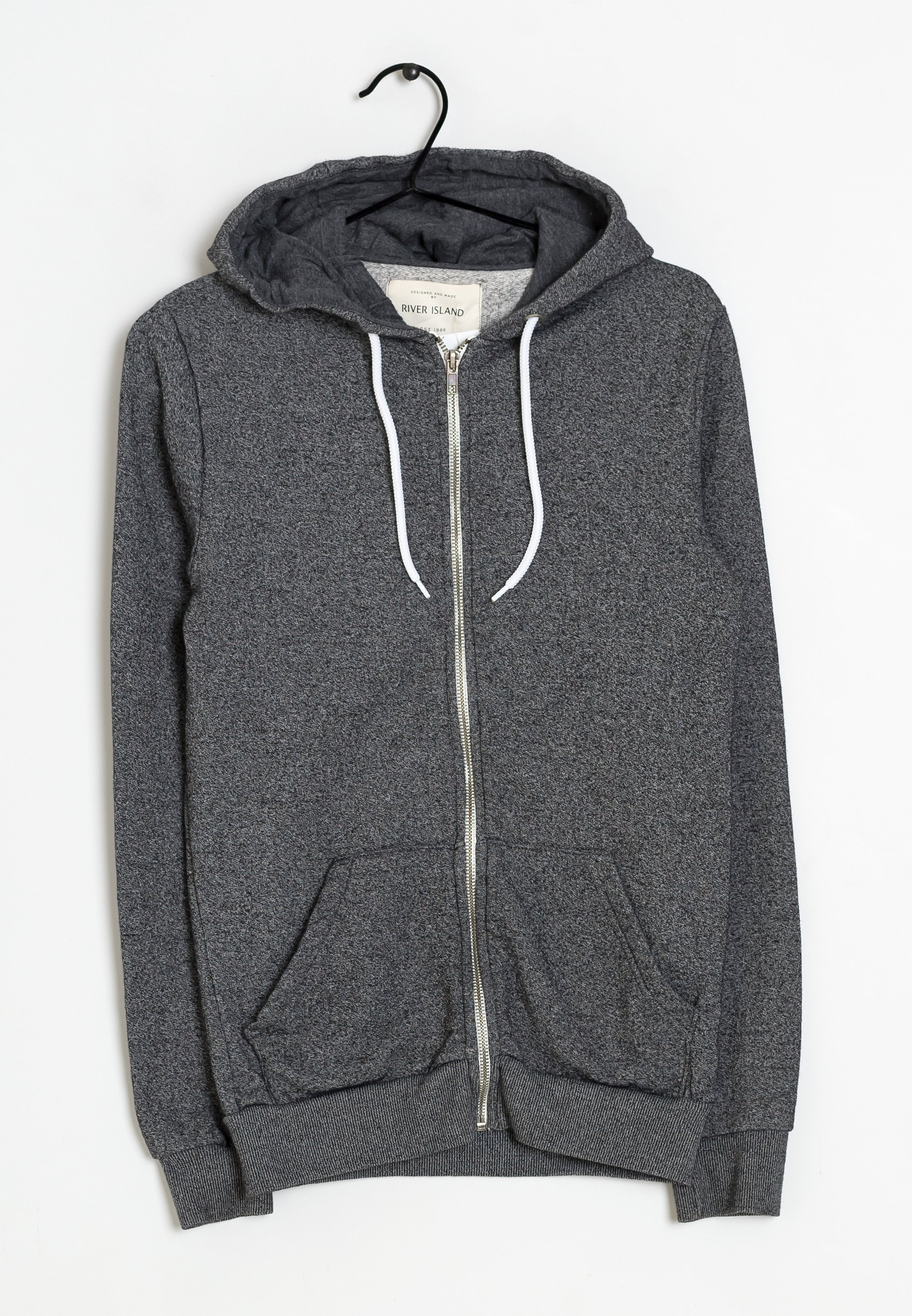 Sweatshirt Zippé À Capuche Homme Slim Gris ADIDAS Sweatshirt Zippé À Capuche Homme Slim Gris ADIDAS
