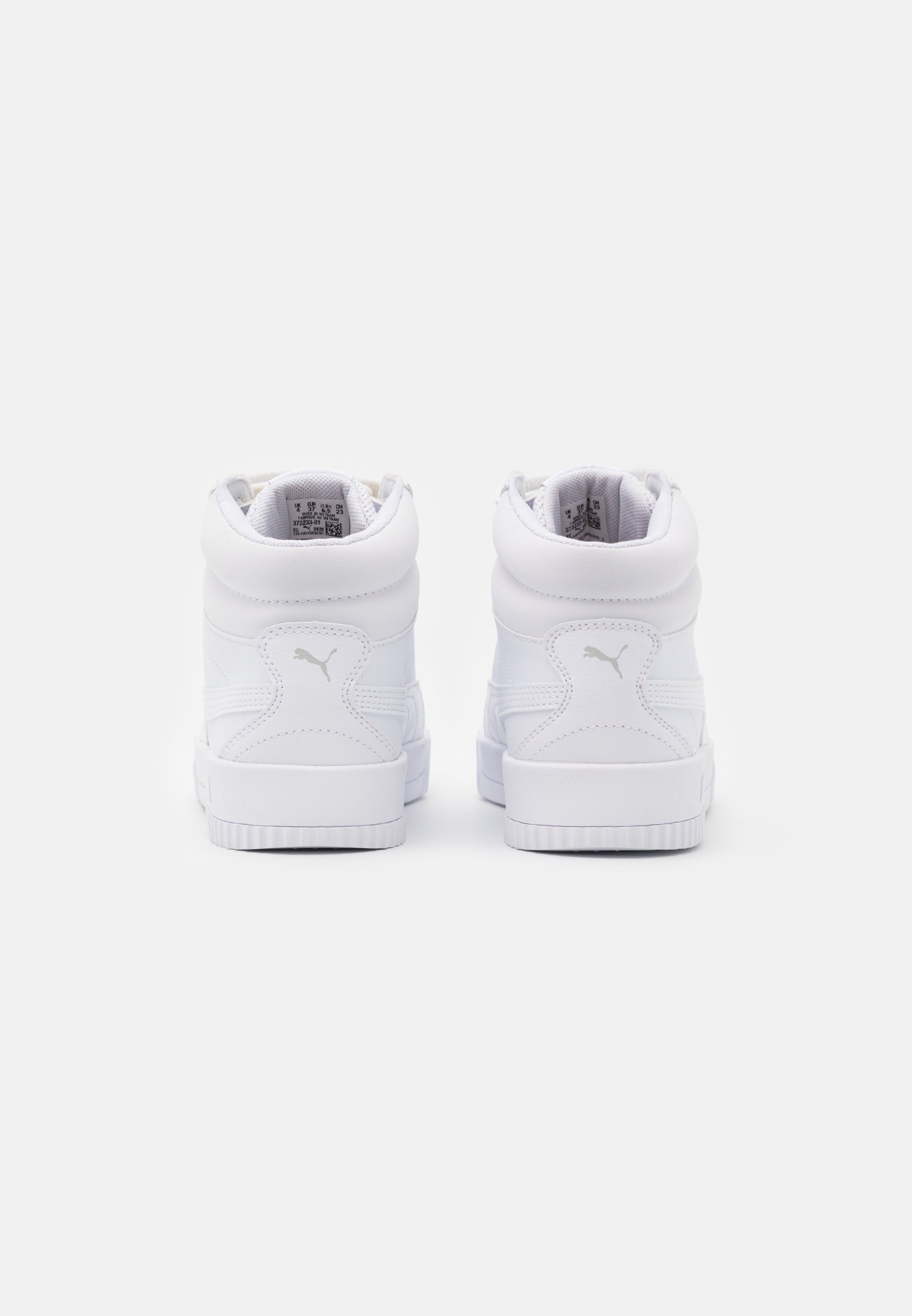 Puma CARINA MID - Korkeavartiset tennarit - white/valkoinen - Zalando.fi