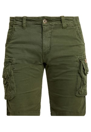 Alpha Industries CREW - Pantaloni scurți - dark oliv