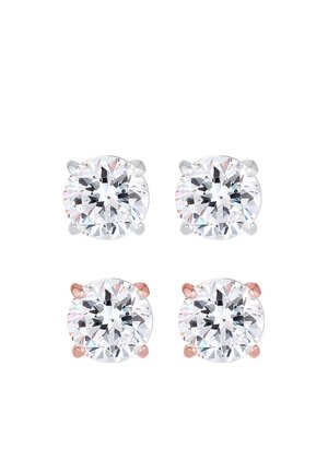 2 PACK SPARKLING EARRINGS - Cercei - rose gold-coloured
