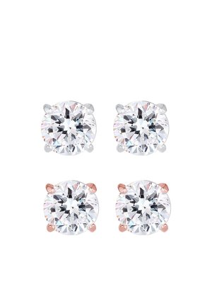 2 PACK SPARKLING EARRINGS - Øreringe - rose gold-coloured