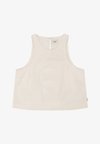 BOXY SLEEVELESS - Μπλούζα - natural