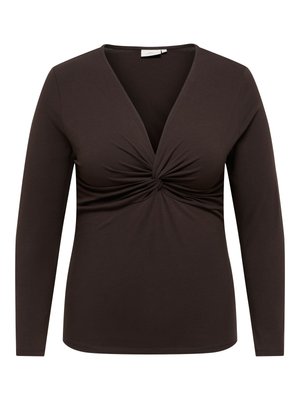 ONLY Carmakoma, CARLOTUS - Bluse - coffee bean
