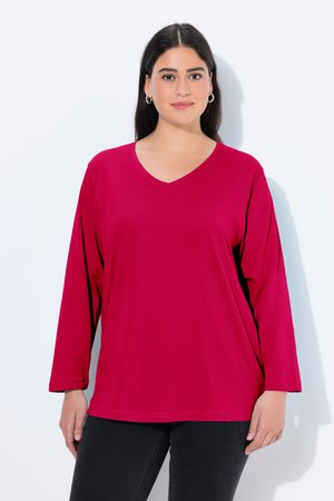 Ulla Popken, Long sleeved top - red