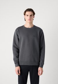 Mads Nørgaard STANDARD CREW LOGO - Ikdienas džemperis - black oyster