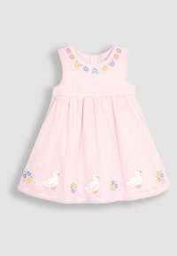 JoJo Maman Bébé SEASHELL EMBROIDERED REGULAR FIT - Rochie de zi - pink duck