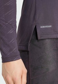 Adidas Terrex TERREX MULTI HALF ZIP LONGSLEEVE TEE - Pitkähihainen paita - aurora black