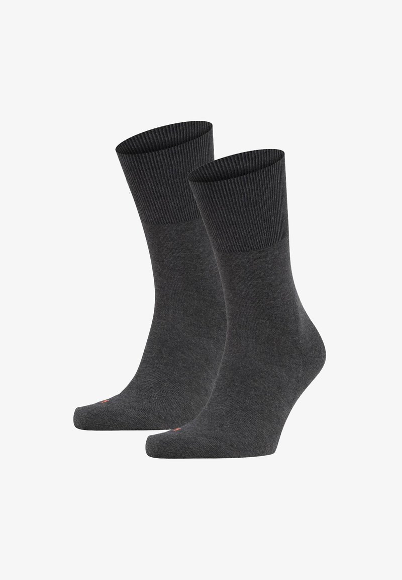 FALKE UNISEX 2ER PACK - RUN U - Sportsocken - dunkelgrau