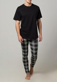 TOM TAILOR LUCKY 2 PACK - Camiseta de pijama - black