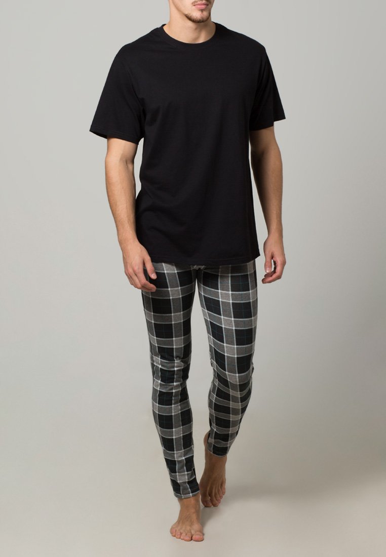 TOM TAILOR LUCKY 2 PACK - Camiseta de pijama - black