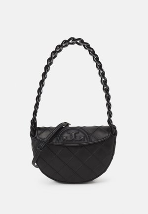 Tory Burch MINI FLEMING SOFT CRESCENT - Sac à main - black