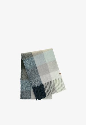 camel active, STRICKSCHAL MIT KAROMUSTER - Sjaal - dark blue