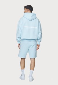 Pegador COLNE LOGO JACKET - Felpa con zip - washed baby blue/white