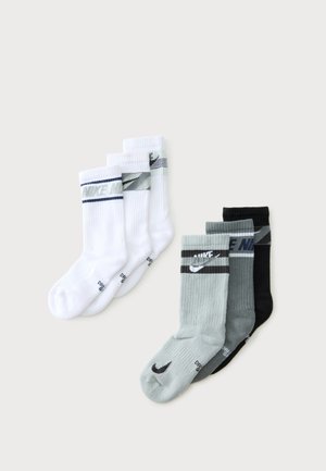 Nike Sportswear, UNISEX 6 PACK - Calze - white/antracite/light smoke grey/midnight navy/black
