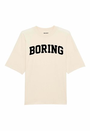 BORING UNISEX - T-shirt imprimé - off white