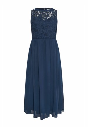 Yours Clothing BODICE - Maxikleid - blue