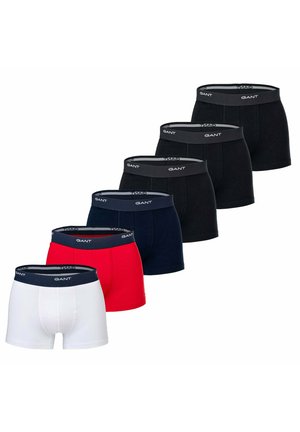 6 PACK - Boxer brief - schwarz/dunkelblau/weiß/rot