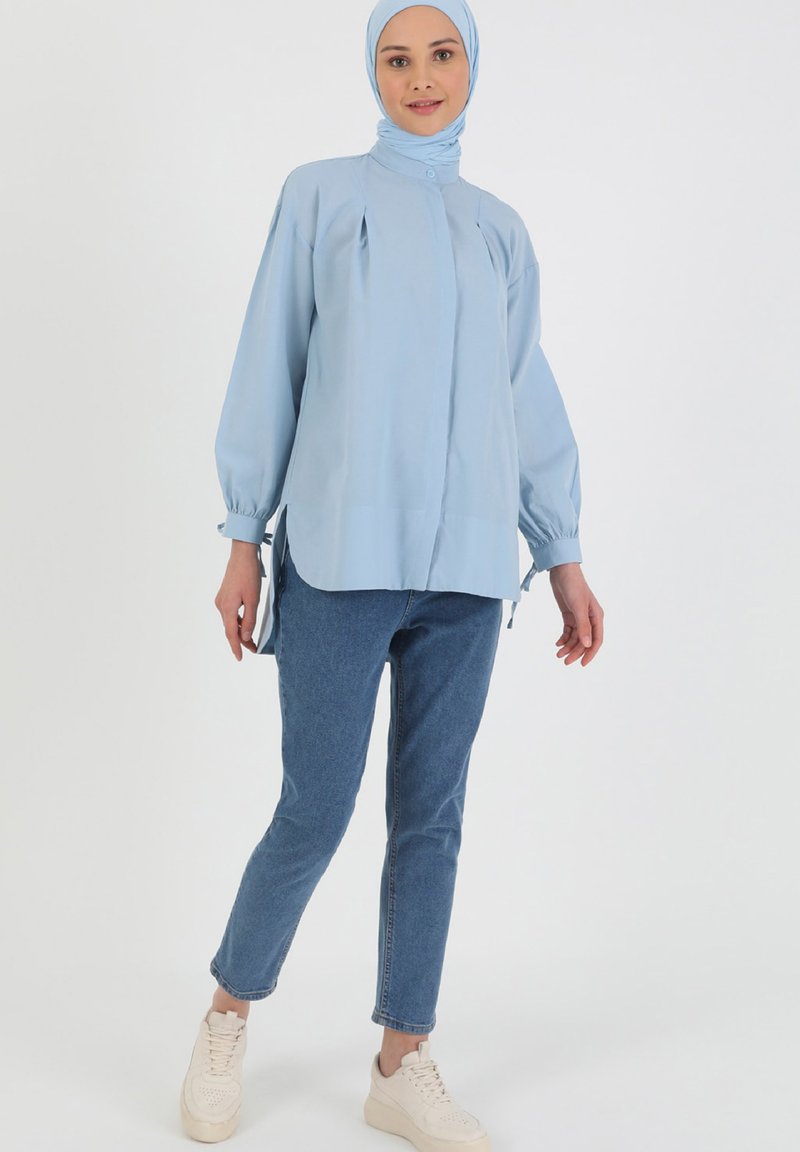 Modanisa Blue Modanisa POINT BENIN - Overhemdblouse - blue/blauw - Zalando.be