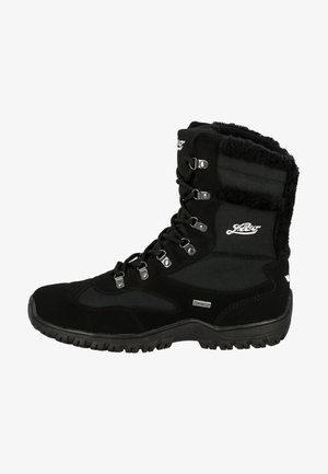 Lace-up ankle boots - black