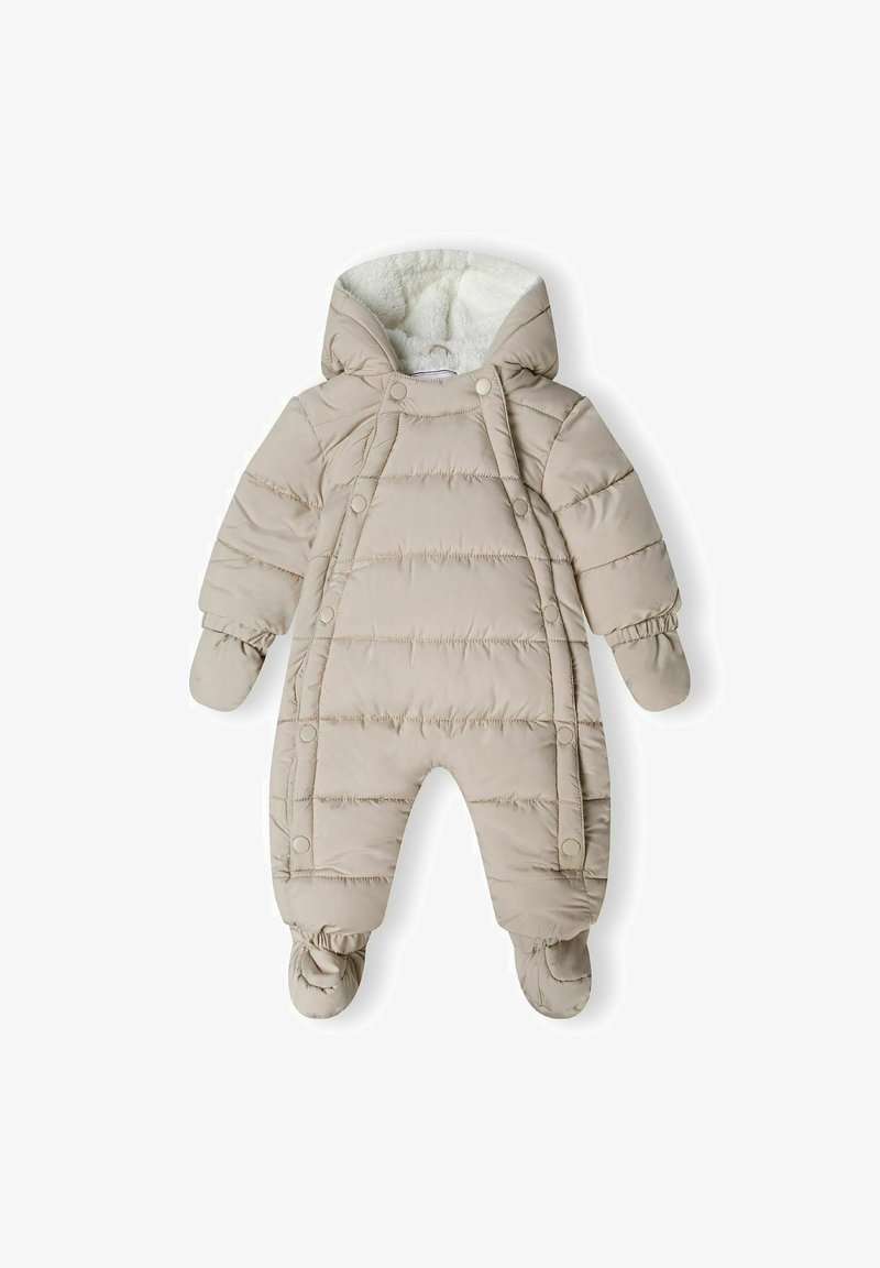 MINOTI WITH DETACHABLE MITTS - Skafander - stone