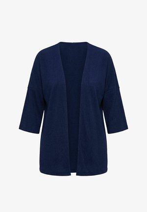 Ulla Popken, OPEN SHAPE 3/4 SLEEVE JACKET - Vest - marine