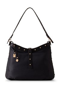 Borbonese METROPOLE HOBO MEDIUM - Borsa a mano - dark black