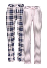 VIVANCE DREAM BY LASCANA SLIM PANTS 2 PACK - Pantaloni de pijama - rose