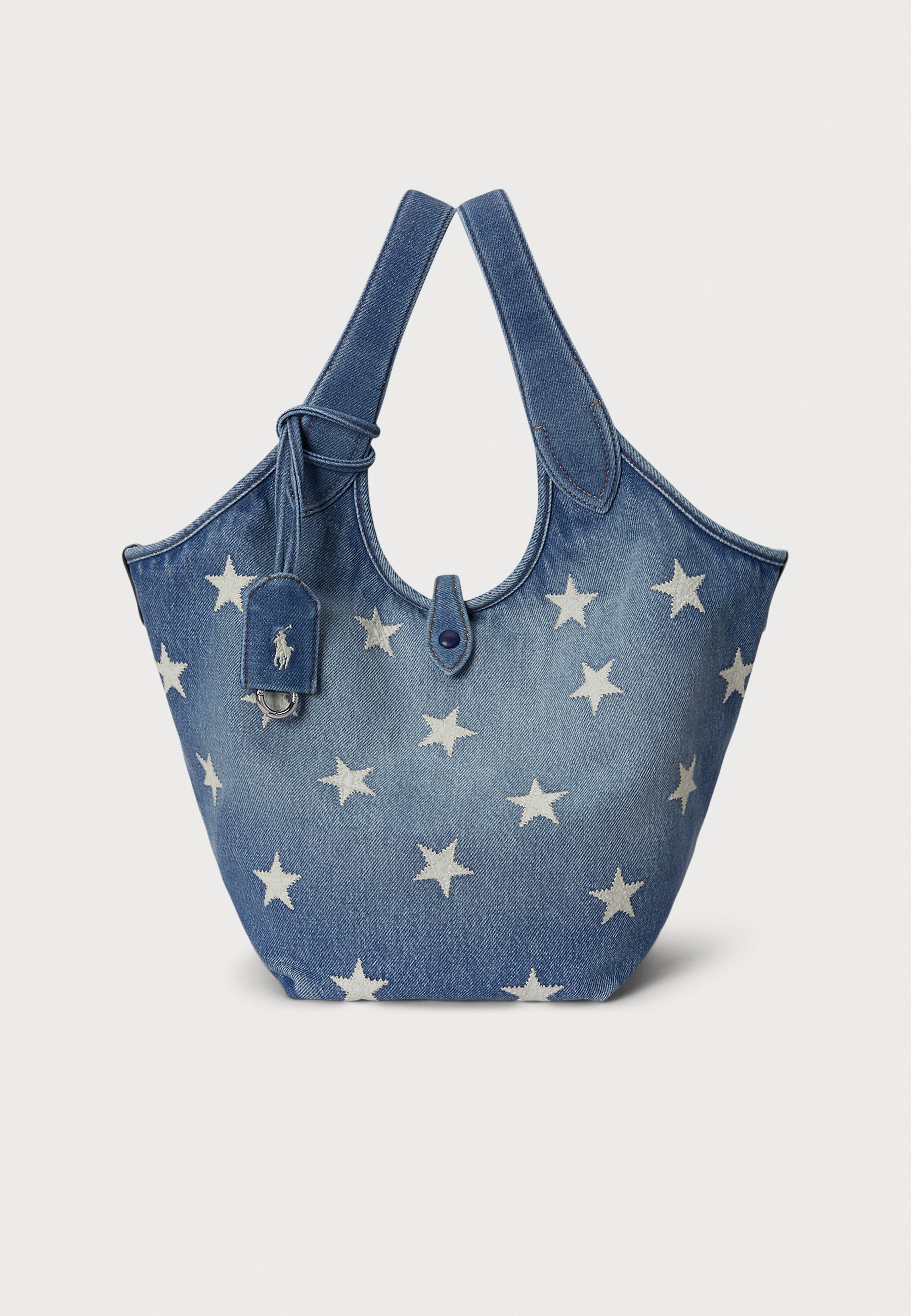 Polo Ralph Lauren POLO PLAY STAR-APPLIQUÉ DENIM TOTE - Handbag