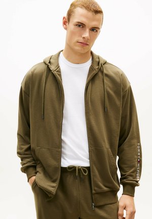 ORIGINAL ZIP-THRU LOUNGE  - Sweat zippé - platinum olive