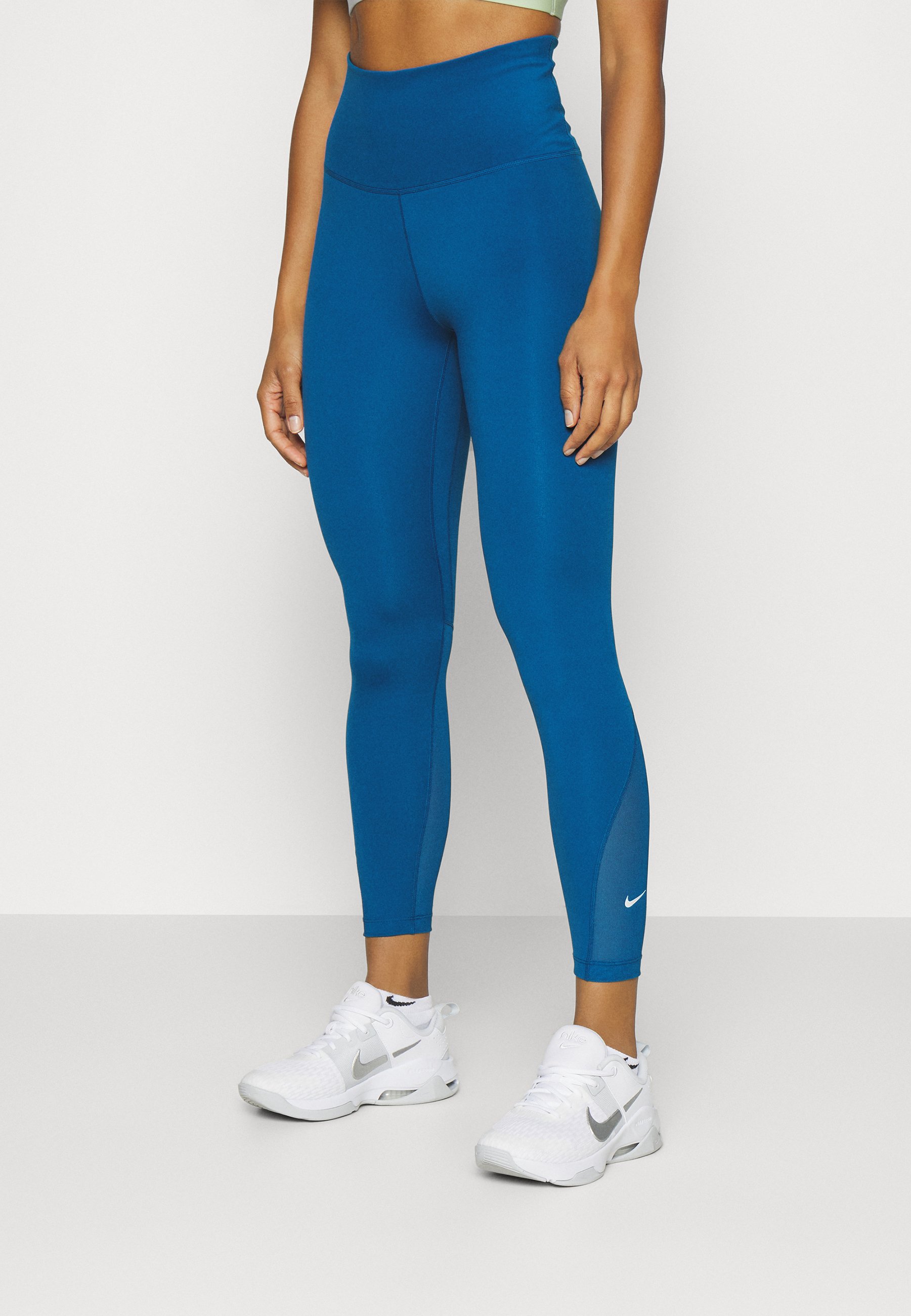 Nike One Performance Leggings Dri-fit Petrol Blue Leggings with