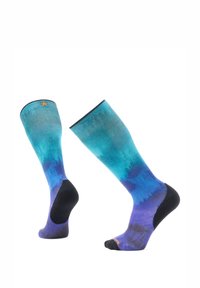 Smartwool SKI TARGETED CUSHION COMPRESSION PRINT OTC - Calcetines de deporte - black
