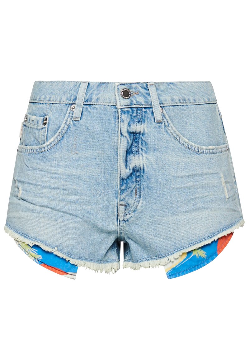 Superdry & Co Jeansshort lichtblauw