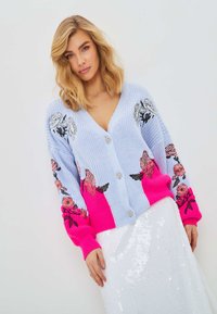 Cesare Gaspari OVERSIZED LOOSE  - Gilet - blue multicolour