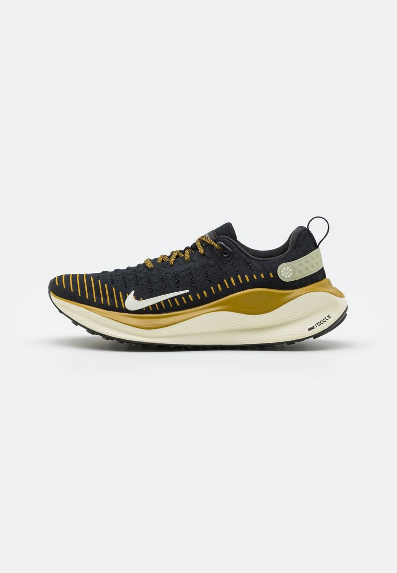 Nike Performance - REACTX INFINITY RUN 4 - Neitrāli skriešanas apavi - black/sea glass/bronzine/olive aura/amber brown/coconut milk, Palielināt