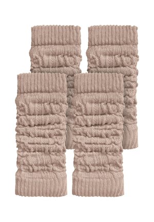 2 PAAR - Stulpen - beige