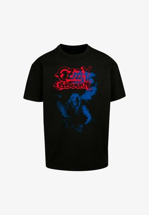 Merchcode, OZZY OSBOURNE BARK AT THE MOON HEAVY TEE - Nyomott mintás póló - black