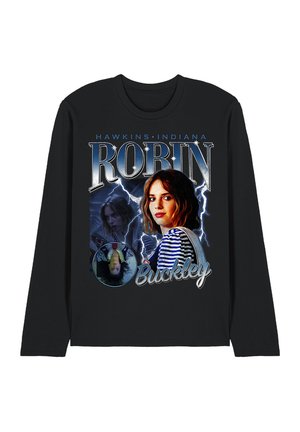 STRANGER THINGS ROBIN HOMAGE - Long sleeved top - black