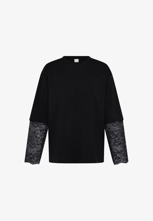 ICHI, IHKAIWA LS - Top s dlhým rukávom - black
