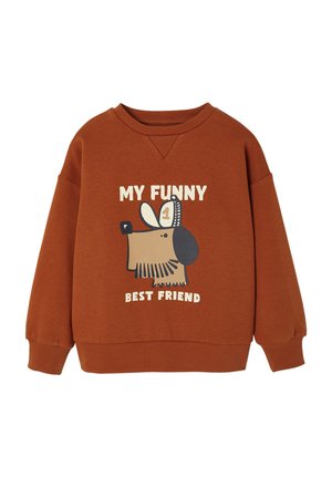 Sweatshirt - terrakotta farbe