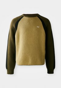 RAGLAN CREW NECK - Pulover - mermaid green multi-coloured