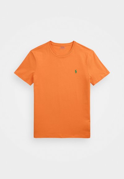 Polo Ralph Lauren CUSTOM SLIM FIT JERSEY CREWNECK T-SHIRT - Pamata T-krekls - bedford orange