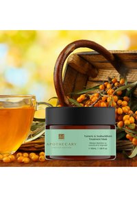 Dr Botanicals TURMERIC & SEABUCKTHORN SUPERFOOD RESTORING TREATMENT MASK 50ML brązowy